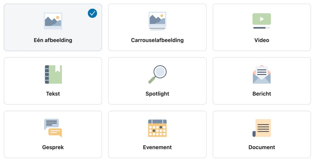 linkedin ad types in 2024